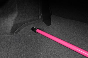 Subaru WRX Strut Brace - Rear - Perrin Performance - PA - Hyper Pink - `15-`21 Subaru WRX Strut Brace - Rear - Perrin Performance - PA - Hyper Pink - `15-`21